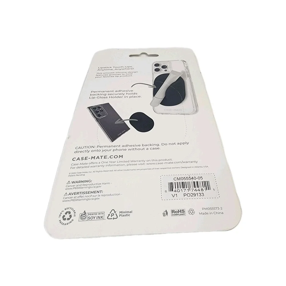 Case Mate Adhesive Lip Gloss Holder Black